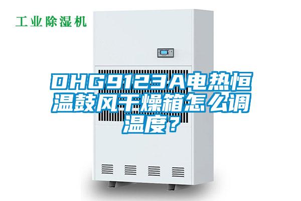 DHG9123A電熱恒溫鼓風(fēng)干燥箱怎么調(diào)溫度？