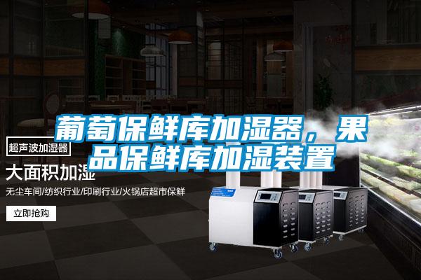 葡萄保鮮庫加濕器，果品保鮮庫加濕裝置