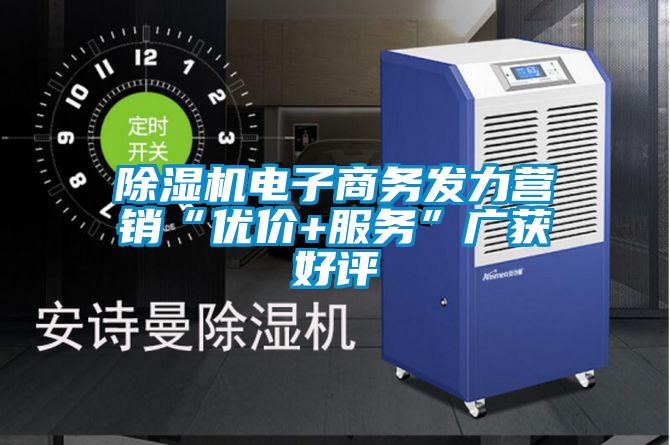 除濕機電子商務發(fā)力營銷“優(yōu)價+服務”廣獲好評