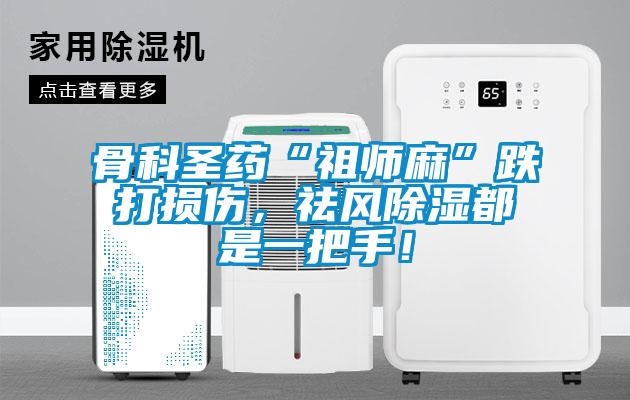 骨科圣藥“祖師麻”跌打損傷，祛風除濕都是一把手！