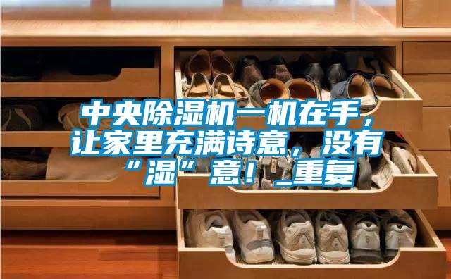 中央除濕機(jī)一機(jī)在手，讓家里充滿詩(shī)意，沒(méi)有“濕”意！_重復(fù)