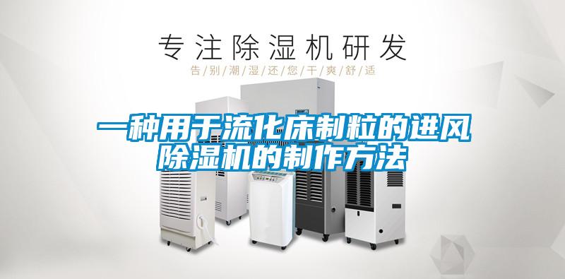 一種用于流化床制粒的進風(fēng)除濕機的制作方法
