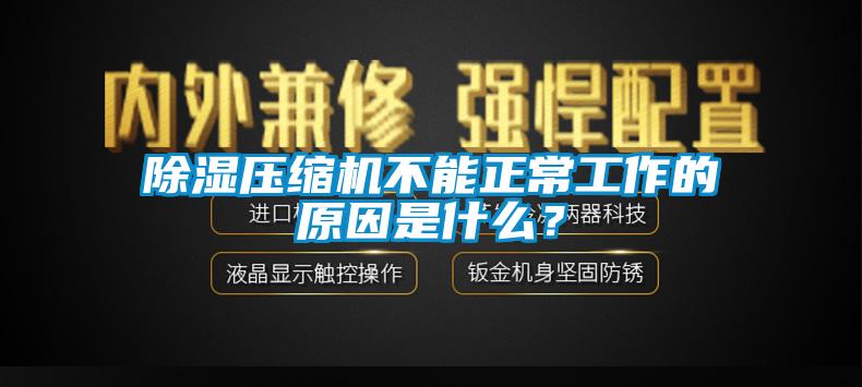 除濕壓縮機(jī)不能正常工作的原因是什么？