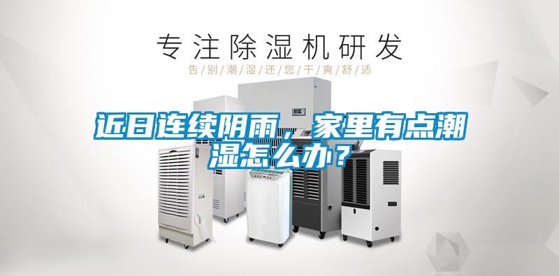 近日連續(xù)陰雨，家里有點(diǎn)潮濕怎么辦？