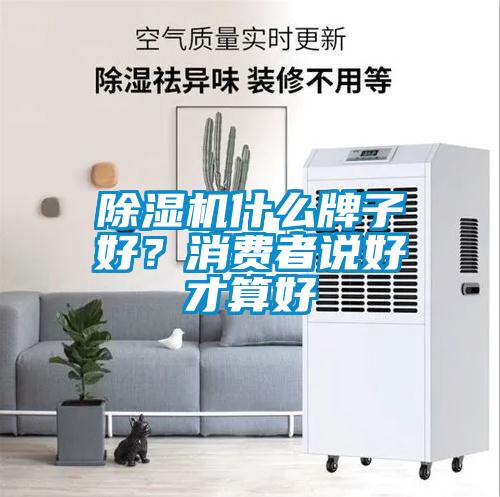 除濕機什么牌子好？消費者說好才算好