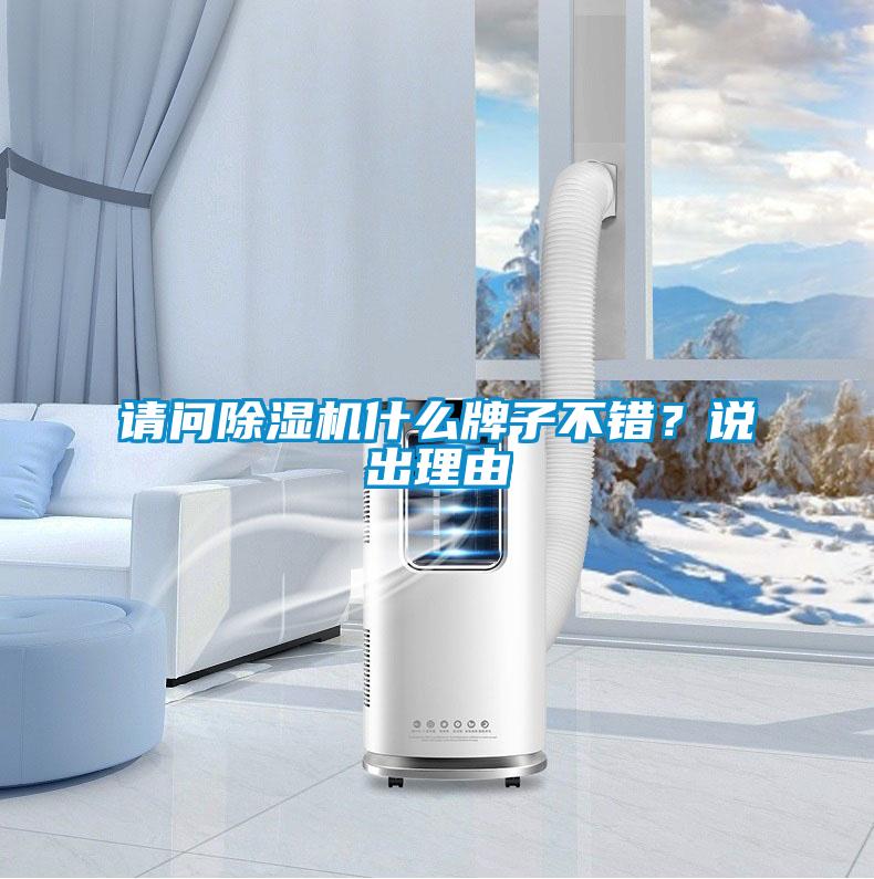 請問除濕機什么牌子不錯？說出理由
