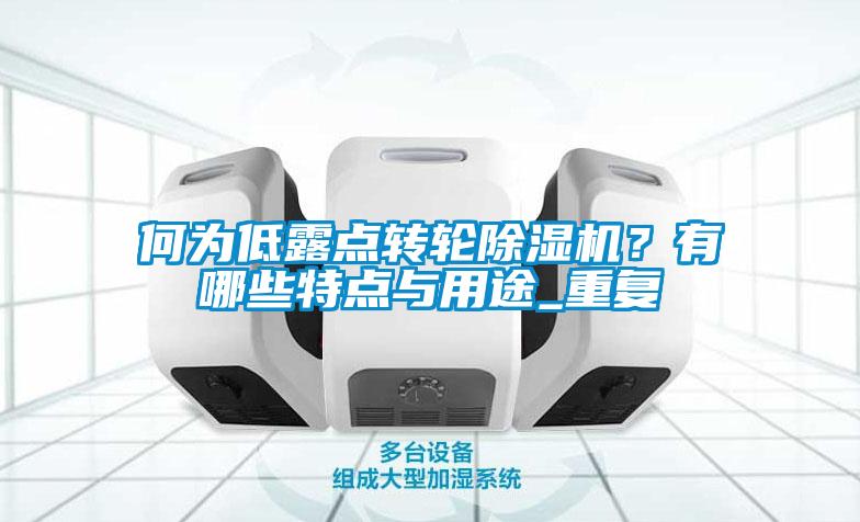 何為低露點(diǎn)轉(zhuǎn)輪除濕機(jī)？有哪些特點(diǎn)與用途_重復(fù)