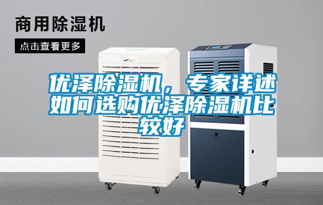 優(yōu)澤除濕機(jī)，專家詳述如何選購優(yōu)澤除濕機(jī)比較好