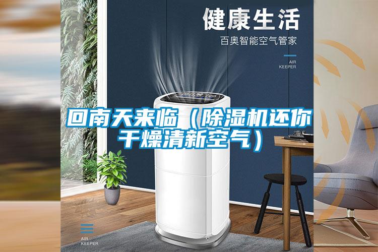 回南天來臨（除濕機(jī)還你干燥清新空氣）