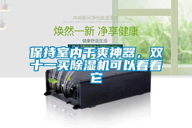保持室內(nèi)干爽神器，雙十一買(mǎi)除濕機(jī)可以看看它