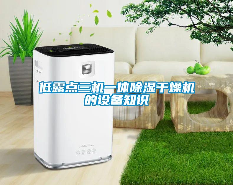 低露點(diǎn)三機(jī)一體除濕干燥機(jī)的設(shè)備知識