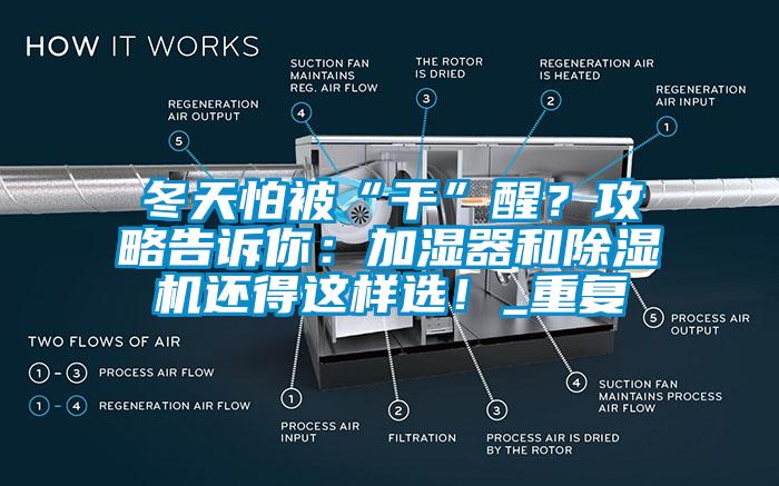 冬天怕被“干”醒？攻略告訴你：加濕器和除濕機(jī)還得這樣選！_重復(fù)