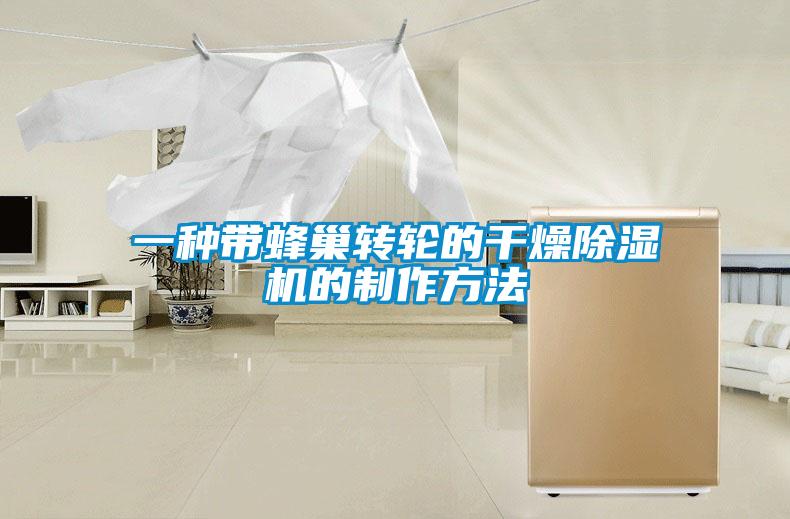 一種帶蜂巢轉(zhuǎn)輪的干燥除濕機(jī)的制作方法