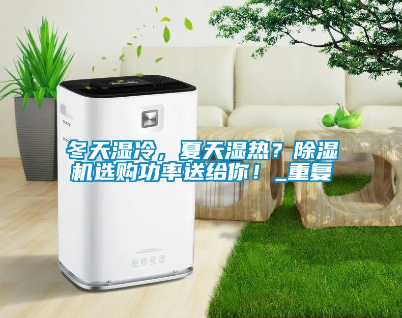 冬天濕冷，夏天濕熱？除濕機選購功率送給你！_重復(fù)