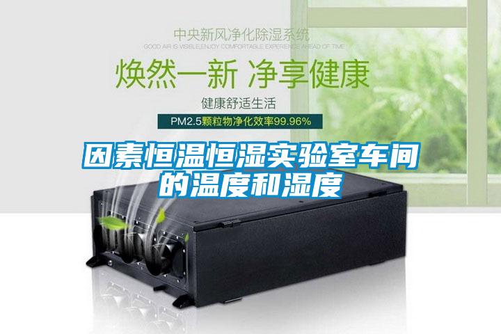 因素恒溫恒濕實(shí)驗(yàn)室車(chē)間的溫度和濕度