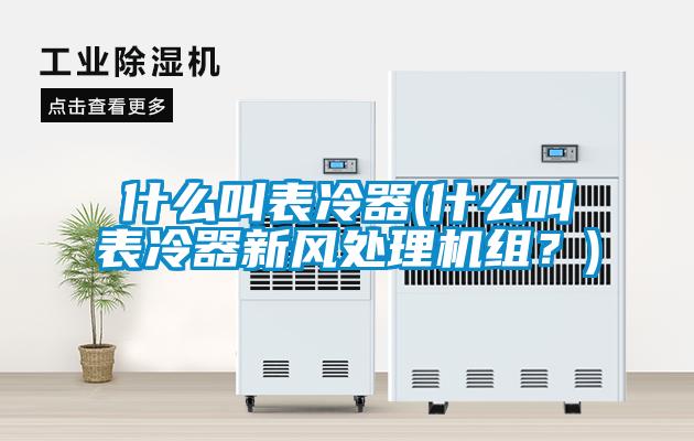 什么叫表冷器(什么叫表冷器新風(fēng)處理機(jī)組？)