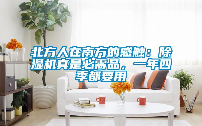 北方人在南方的感觸：除濕機(jī)真是必需品，一年四季都要用
