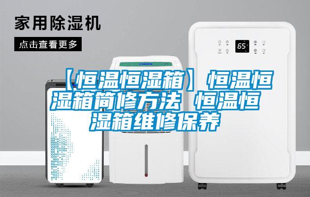 【恒溫恒濕箱】恒溫恒濕箱簡(jiǎn)修方法 恒溫恒濕箱維修保養(yǎng)