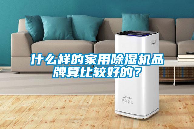 什么樣的家用除濕機品牌算比較好的？