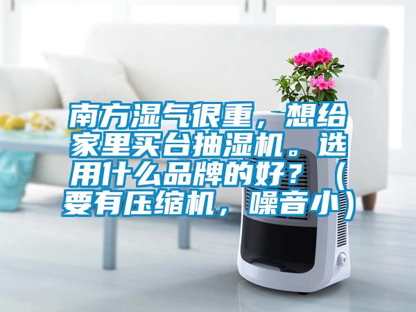 南方濕氣很重，想給家里買臺(tái)抽濕機(jī)。選用什么品牌的好？（要有壓縮機(jī)，噪音?。?/></p>
						    <p style=