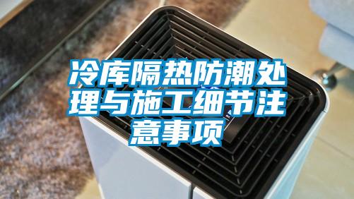 冷庫隔熱防潮處理與施工細(xì)節(jié)注意事項(xiàng)