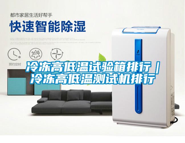 冷凍高低溫試驗箱排行｜冷凍高低溫測試機(jī)排行
