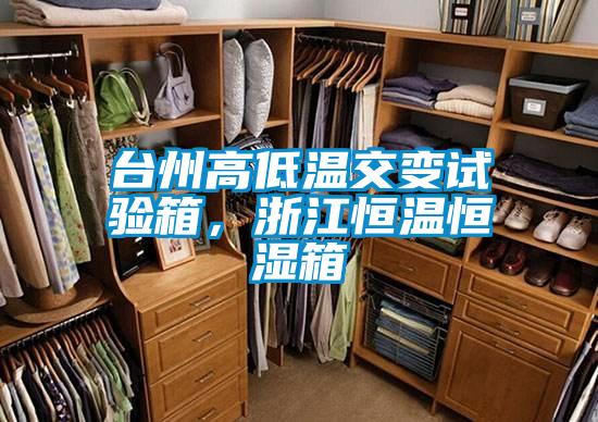 臺(tái)州高低溫交變?cè)囼?yàn)箱，浙江恒溫恒濕箱