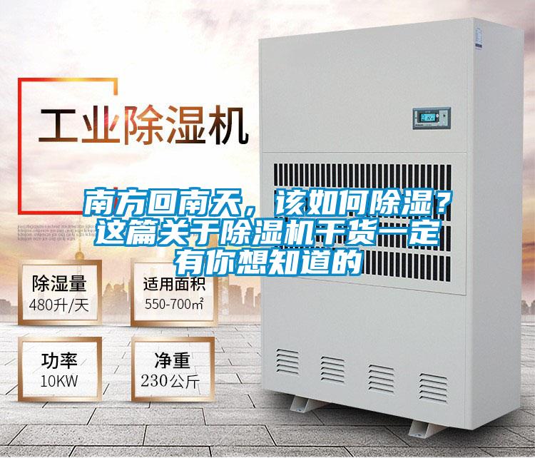南方回南天，該如何除濕？這篇關(guān)于除濕機干貨一定有你想知道的