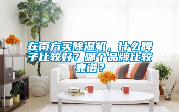 在南方買除濕機，什么牌子比較好？哪個品牌比較靠譜？