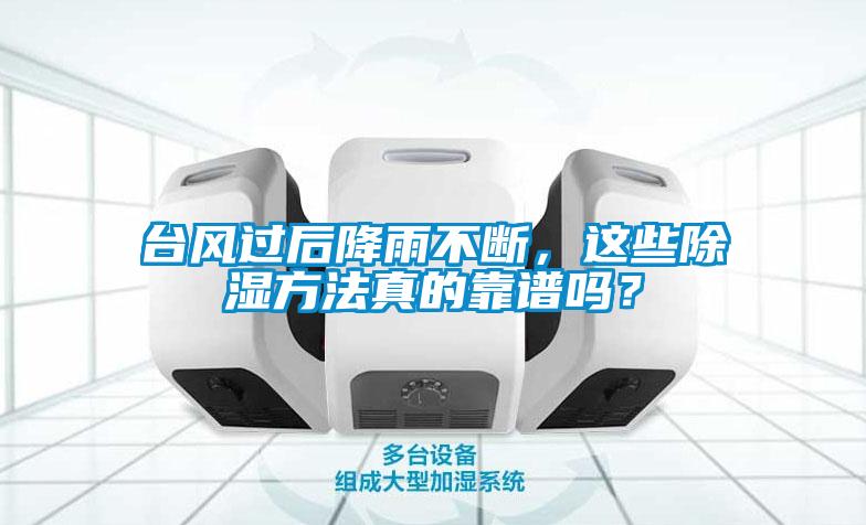 臺風過后降雨不斷，這些除濕方法真的靠譜嗎？