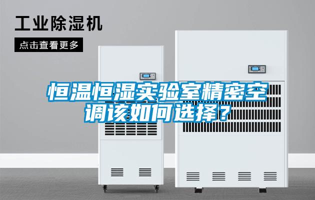 恒溫恒濕實(shí)驗(yàn)室精密空調(diào)該如何選擇？