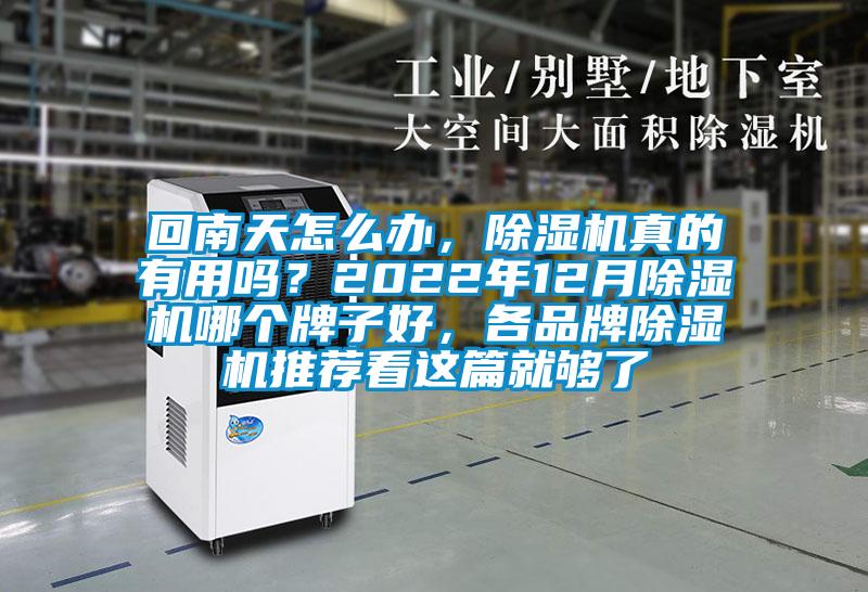 回南天怎么辦，除濕機(jī)真的有用嗎？2022年12月除濕機(jī)哪個(gè)牌子好，各品牌除濕機(jī)推薦看這篇就夠了