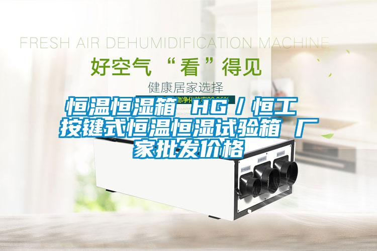 恒溫恒濕箱 HG／恒工 按鍵式恒溫恒濕試驗(yàn)箱 廠家批發(fā)價(jià)格