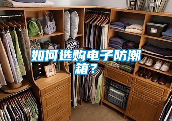 如何選購(gòu)電子防潮箱？