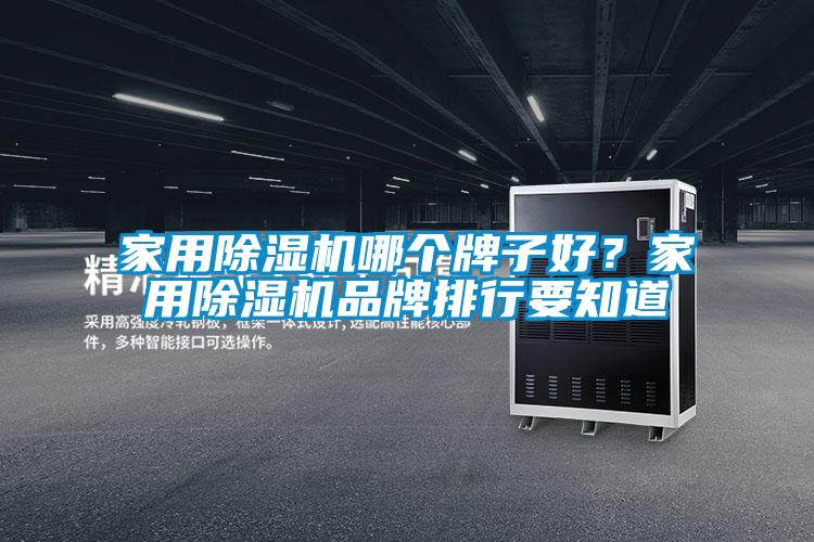家用除濕機(jī)哪個牌子好？家用除濕機(jī)品牌排行要知道