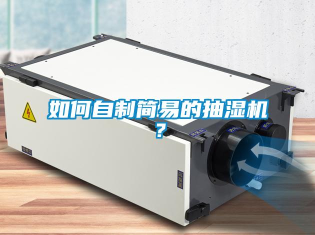 如何自制簡(jiǎn)易的抽濕機(jī)？