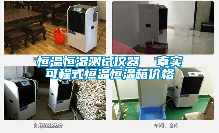 恒溫恒濕測(cè)試儀器  奉實(shí)可程式恒溫恒濕箱價(jià)格