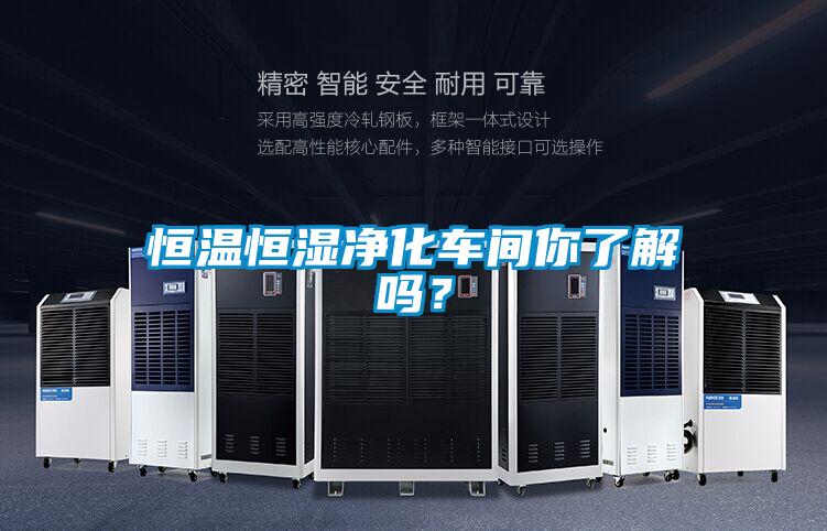 恒溫恒濕凈化車間你了解嗎？