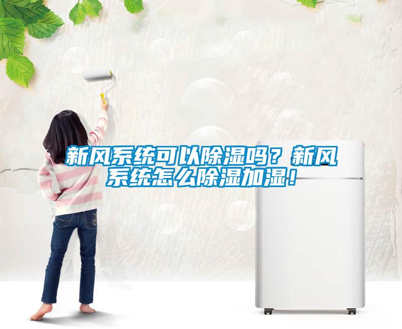 新風(fēng)系統(tǒng)可以除濕嗎？新風(fēng)系統(tǒng)怎么除濕加濕！
