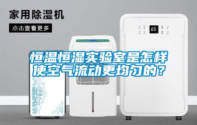 恒溫恒濕實驗室是怎樣使空氣流動更均勻的？