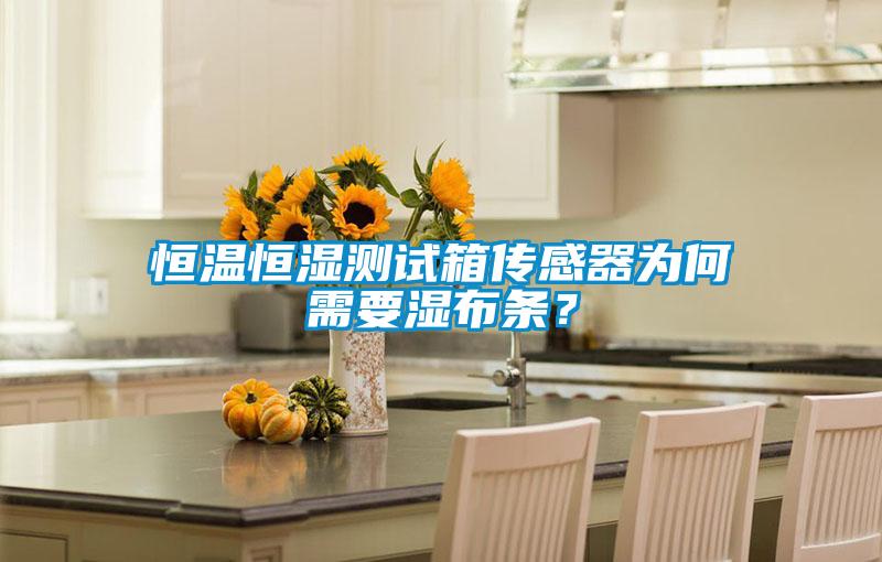 恒溫恒濕測試箱傳感器為何需要濕布條？