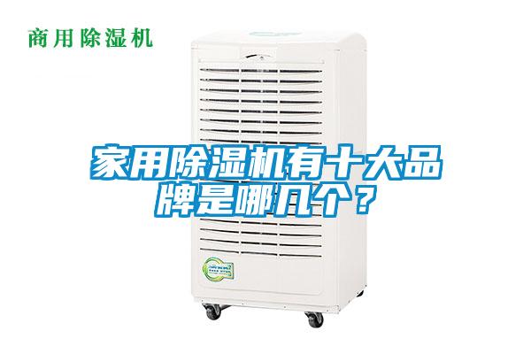 家用除濕機有十大品牌是哪幾個？