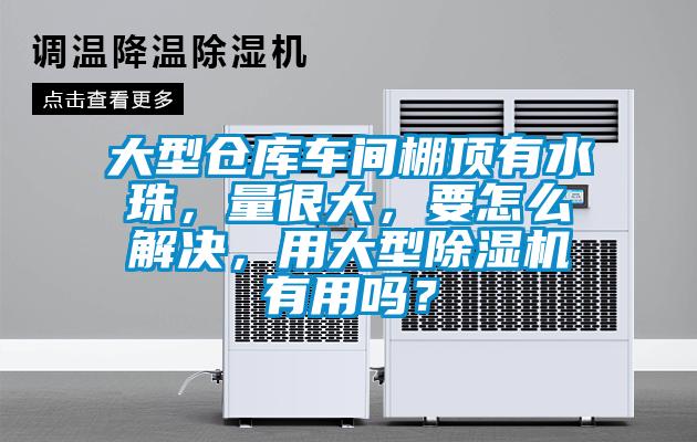 大型倉庫車間棚頂有水珠，量很大，要怎么解決，用大型除濕機(jī)有用嗎？