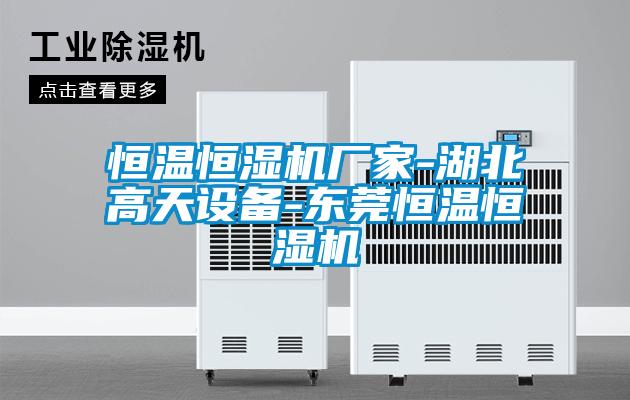 恒溫恒濕機廠家-湖北高天設(shè)備-東莞恒溫恒濕機