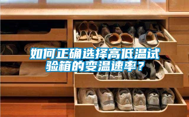如何正確選擇高低溫試驗箱的變溫速率？