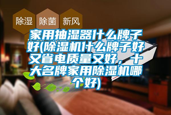 家用抽濕器什么牌子好(除濕機(jī)什么牌子好又省電質(zhì)量又好，十大名牌家用除濕機(jī)哪個(gè)好)