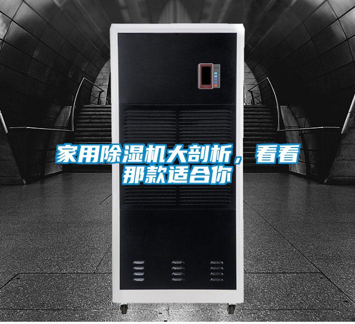 家用除濕機大剖析，看看那款適合你