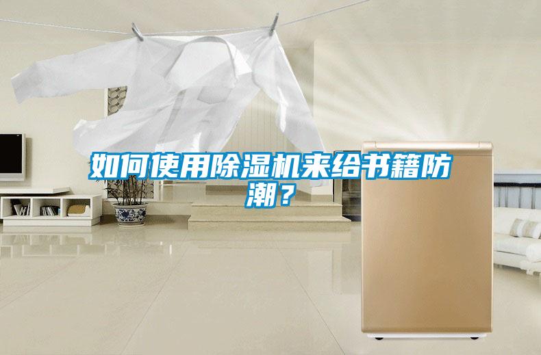 如何使用除濕機來給書籍防潮？