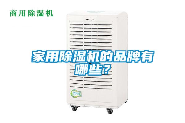 家用除濕機的品牌有哪些？