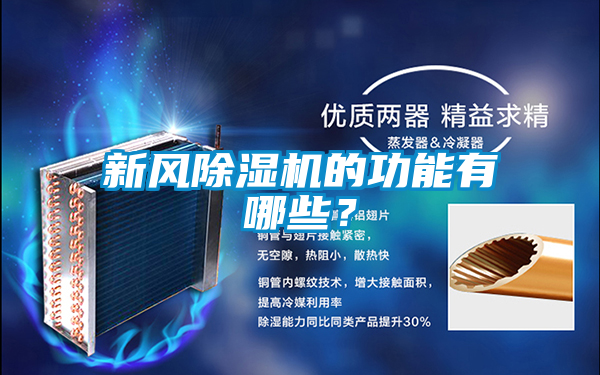 新風除濕機的功能有哪些？